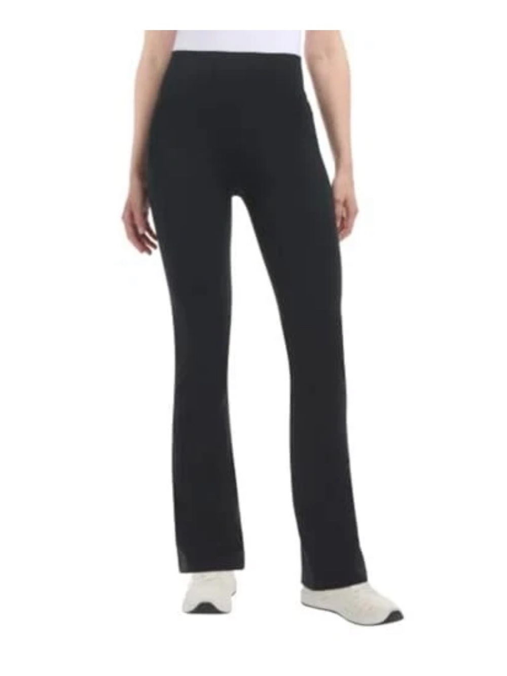 Jockey Women's High Rise Flared Legging Yoga Pant Black Color Size Small